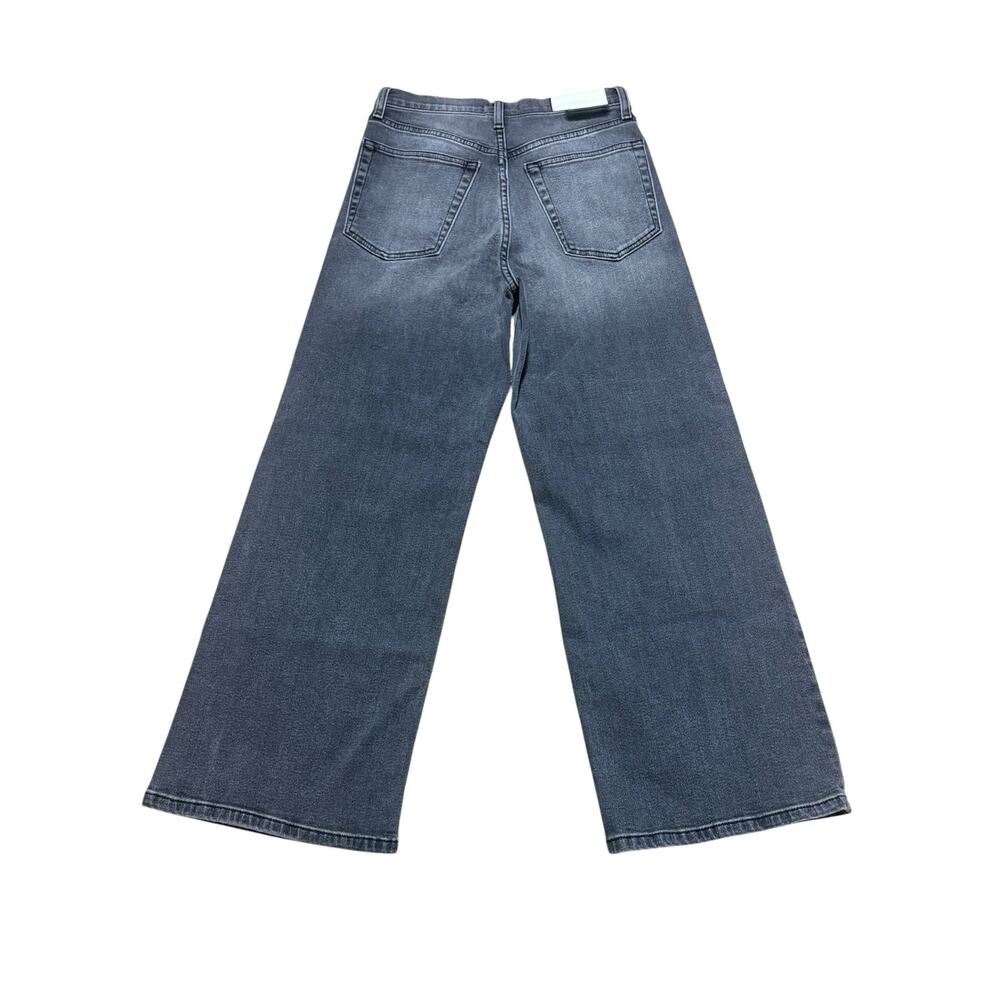 RE/DONE High Rise Cropped Leg Jeans Charcoal 27 - Picture 2 of 5